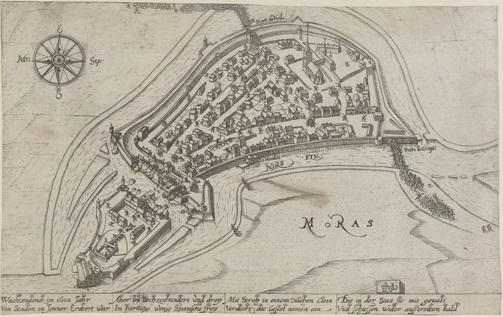 Wachtendock im 1600 Jahr/ Von Staden im Jenner erobert war... (Kulturstiftung Sachsen-Anhalt Public Domain Mark)