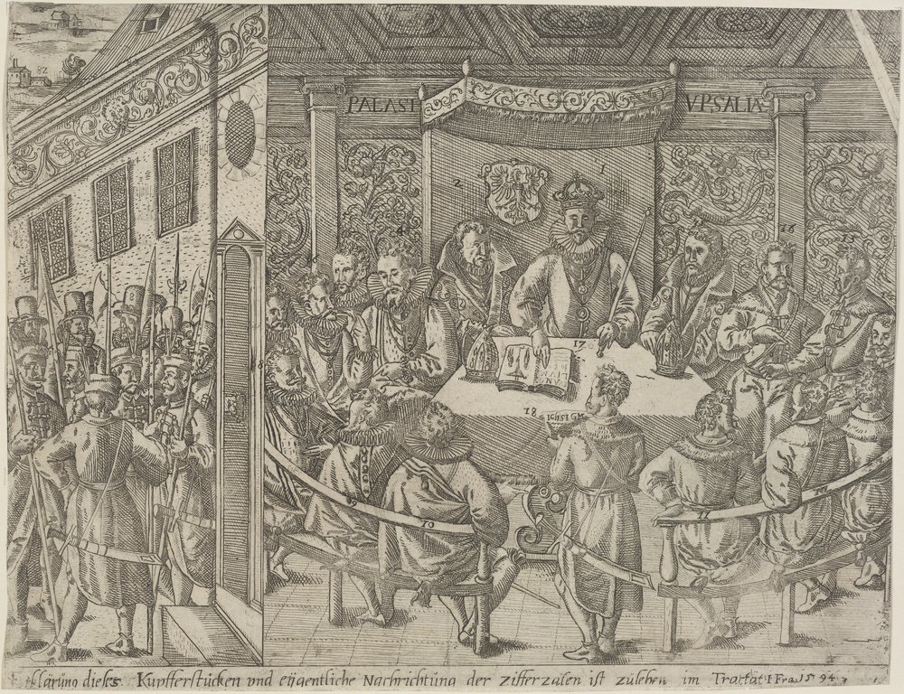 Erklärung dieses Kupfferstücken und eijgentliche Nachrichtung der zifferzalen ist zulehen im Tractät I Fra 1594. (Kulturstiftung Sachsen-Anhalt Public Domain Mark)