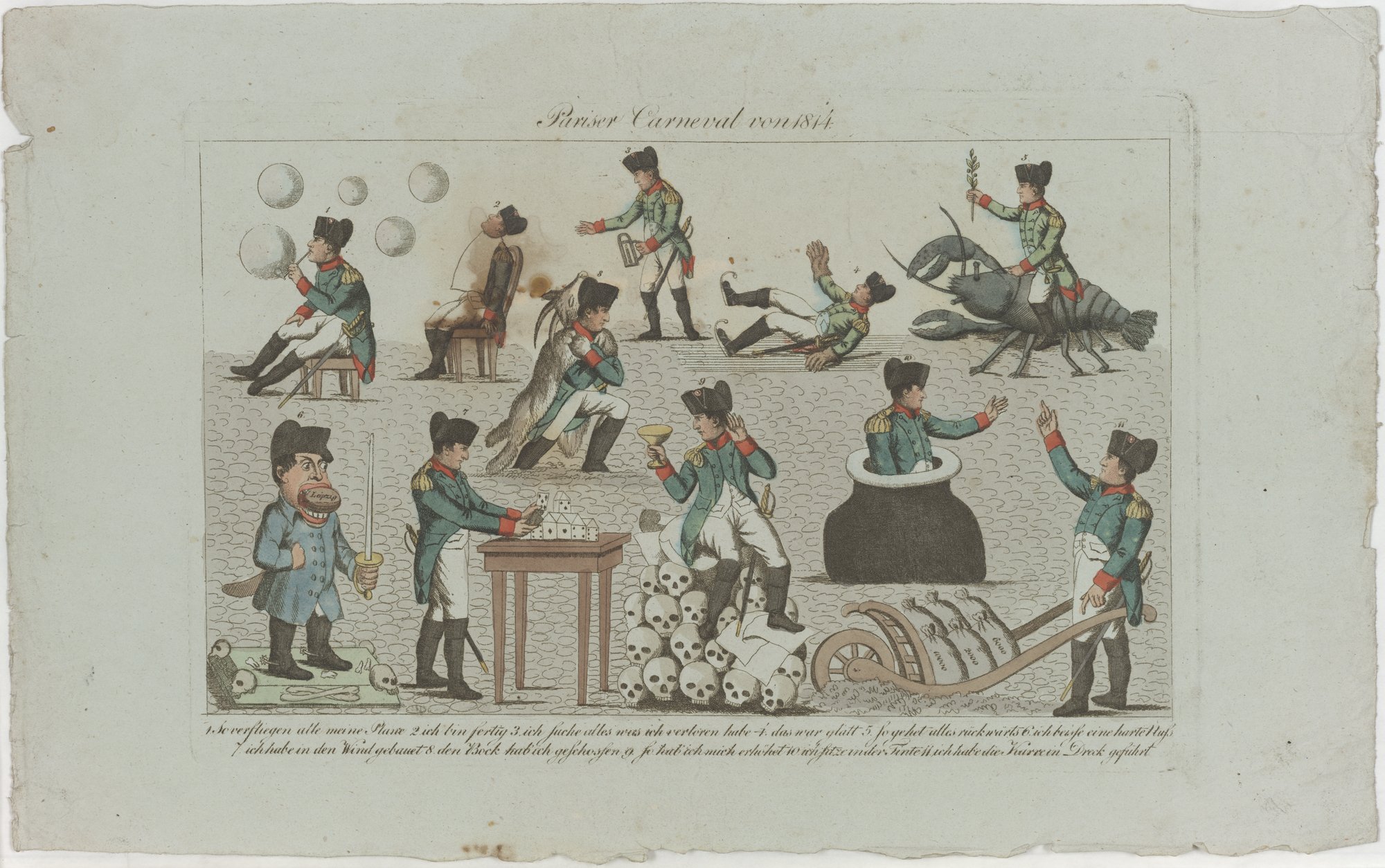 Pariser Carneval von 1814. (Kulturstiftung Sachsen-Anhalt Public Domain Mark)