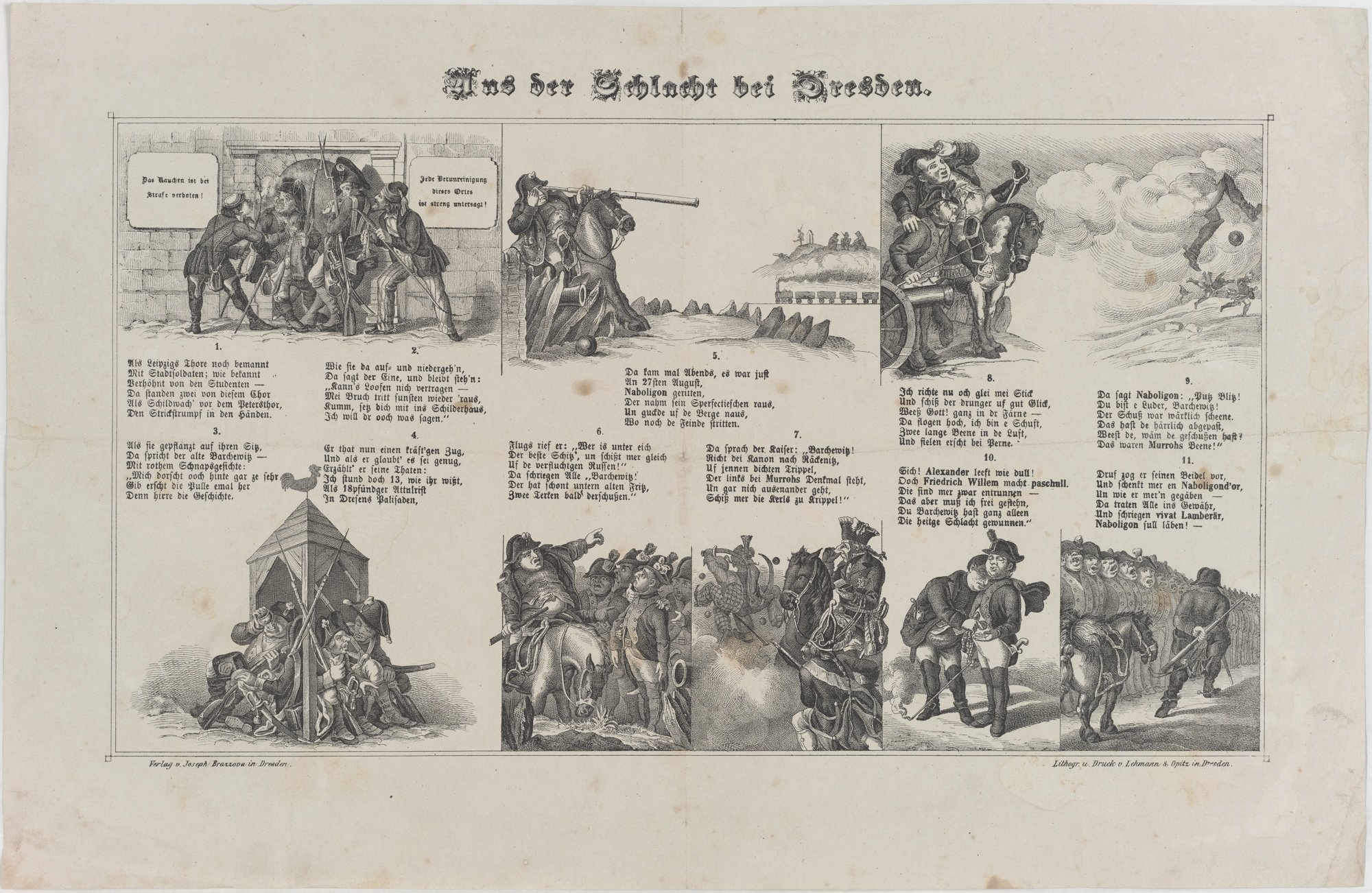 Aus der Schlacht bei Dresden. (Kulturstiftung Sachsen-Anhalt Public Domain Mark)