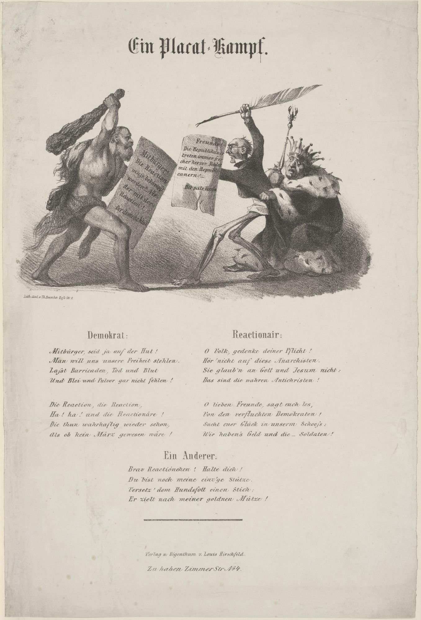 Ein Placat=Kampf (Kulturstiftung Sachsen-Anhalt Public Domain Mark)