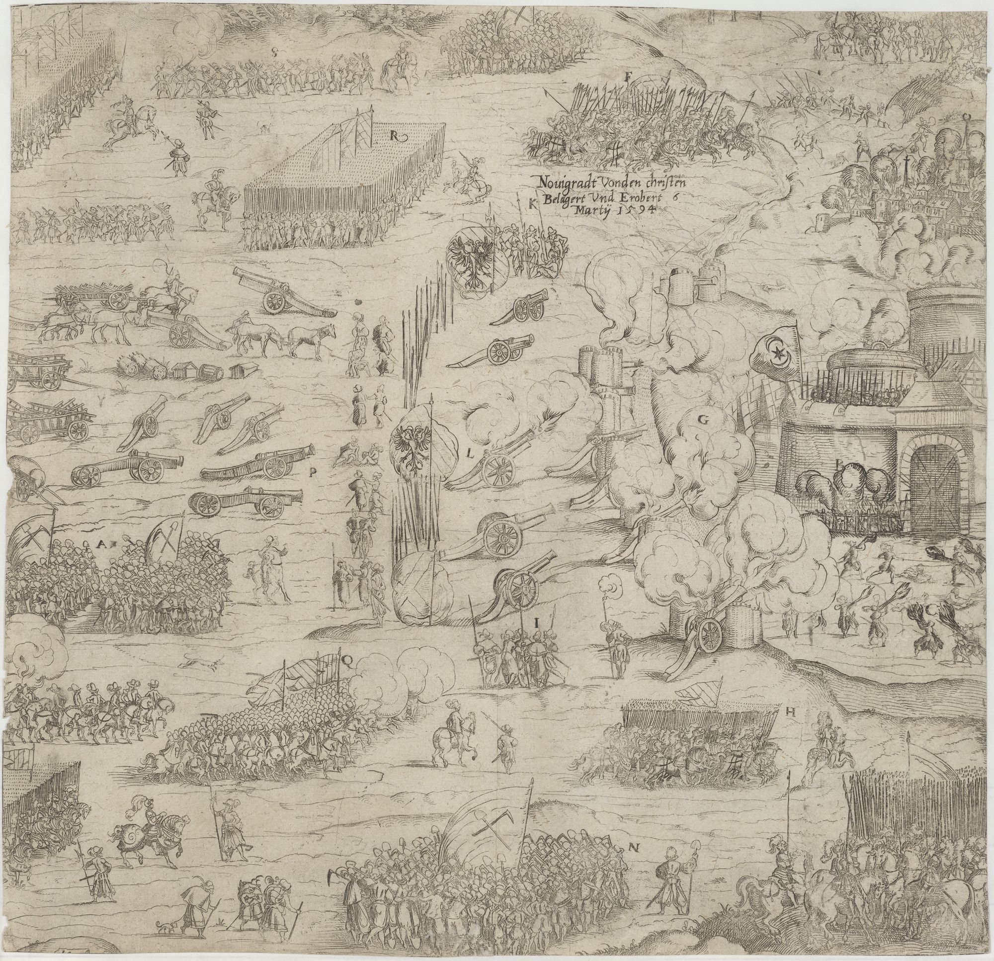 Novigradt Von den christen/ Belagert Und Erobert/ Marty 1594 (Kulturstiftung Sachsen-Anhalt Public Domain Mark)