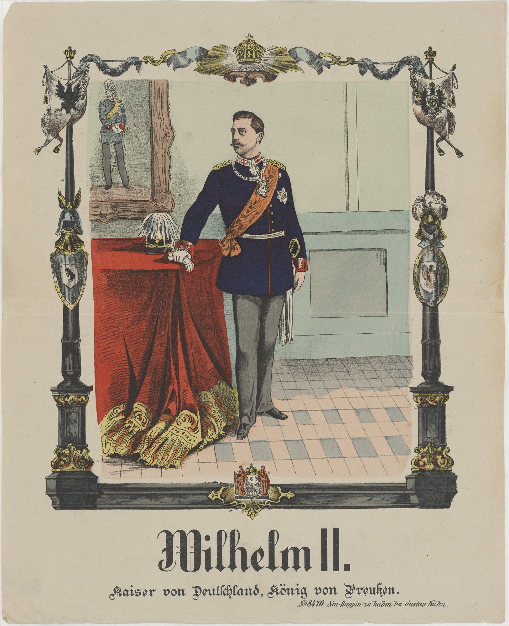 Wilhelm II./ Kaiser von Deutschland, König von Preußen. (Kulturstiftung Sachsen-Anhalt Public Domain Mark)