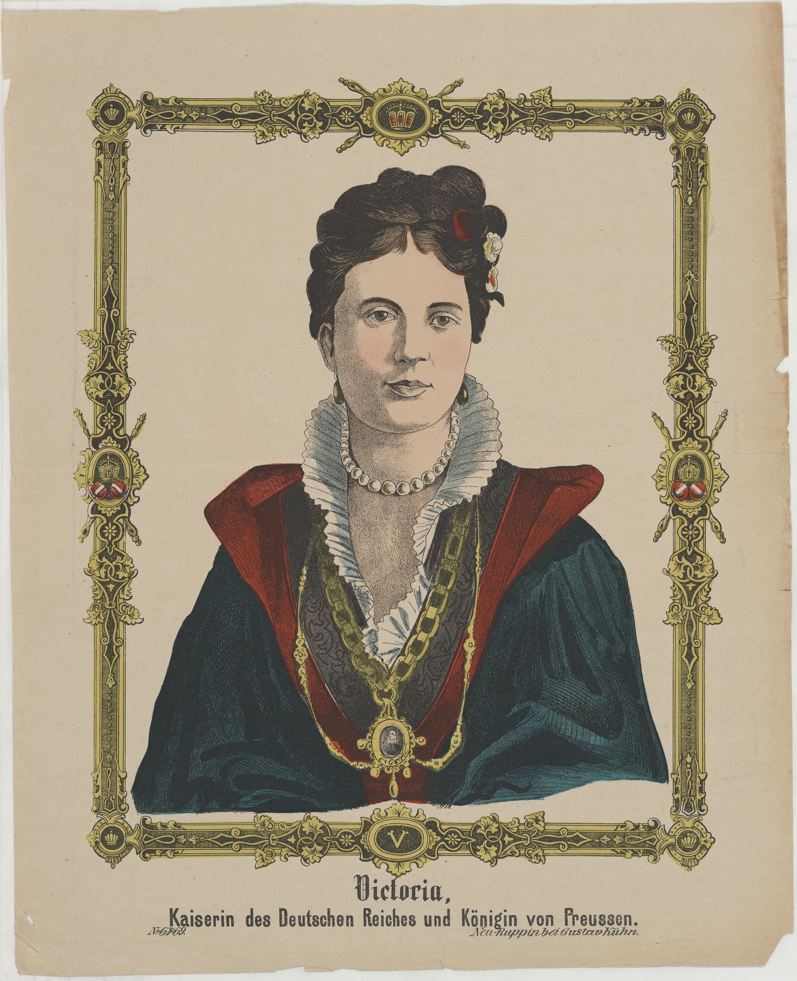 Victoria,/ Kaiserin des Deutschen Reiches und Königin von Preussen. (Kulturstiftung Sachsen-Anhalt Public Domain Mark)