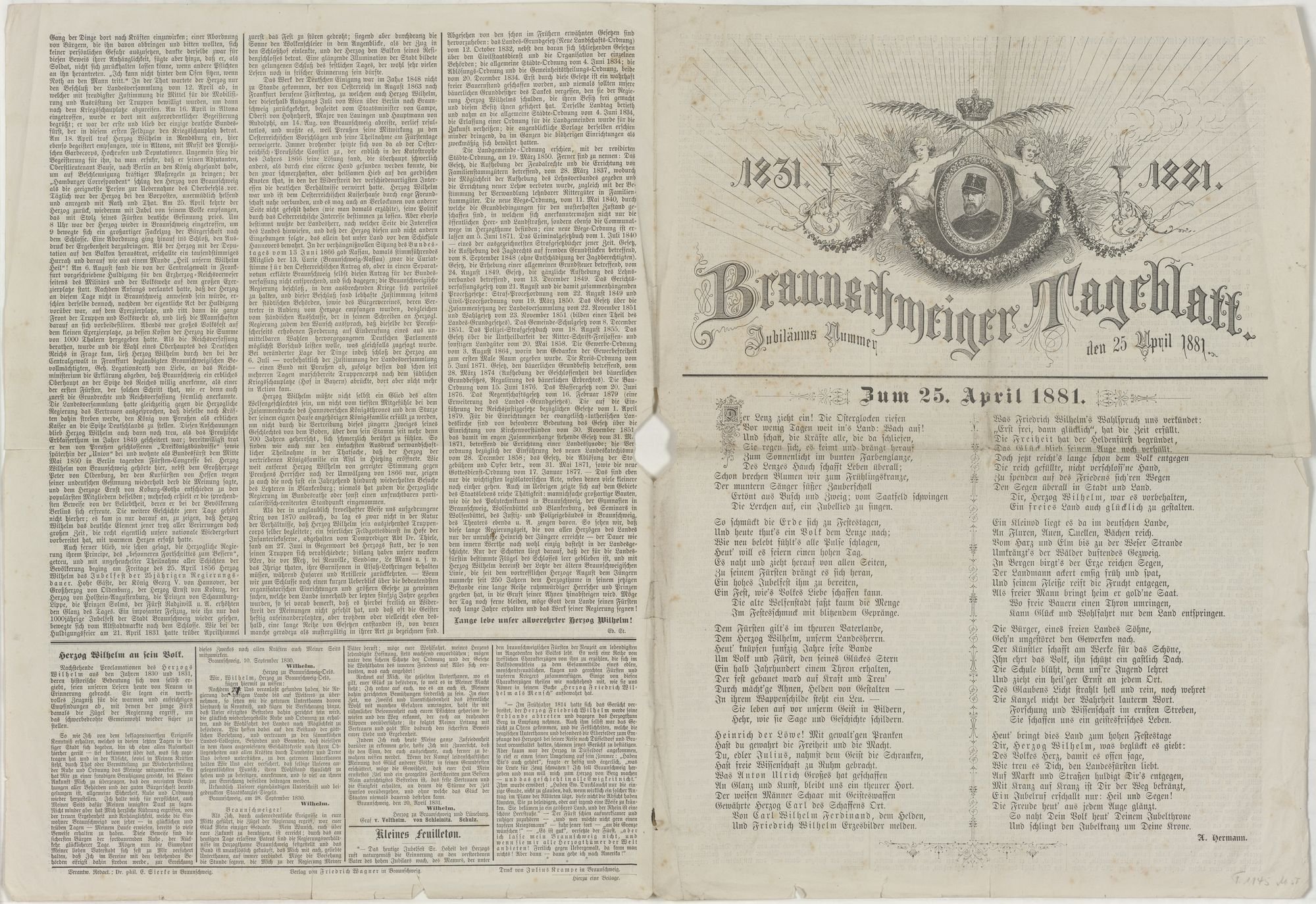 Zeitung (Kulturstiftung Sachsen-Anhalt Public Domain Mark)
