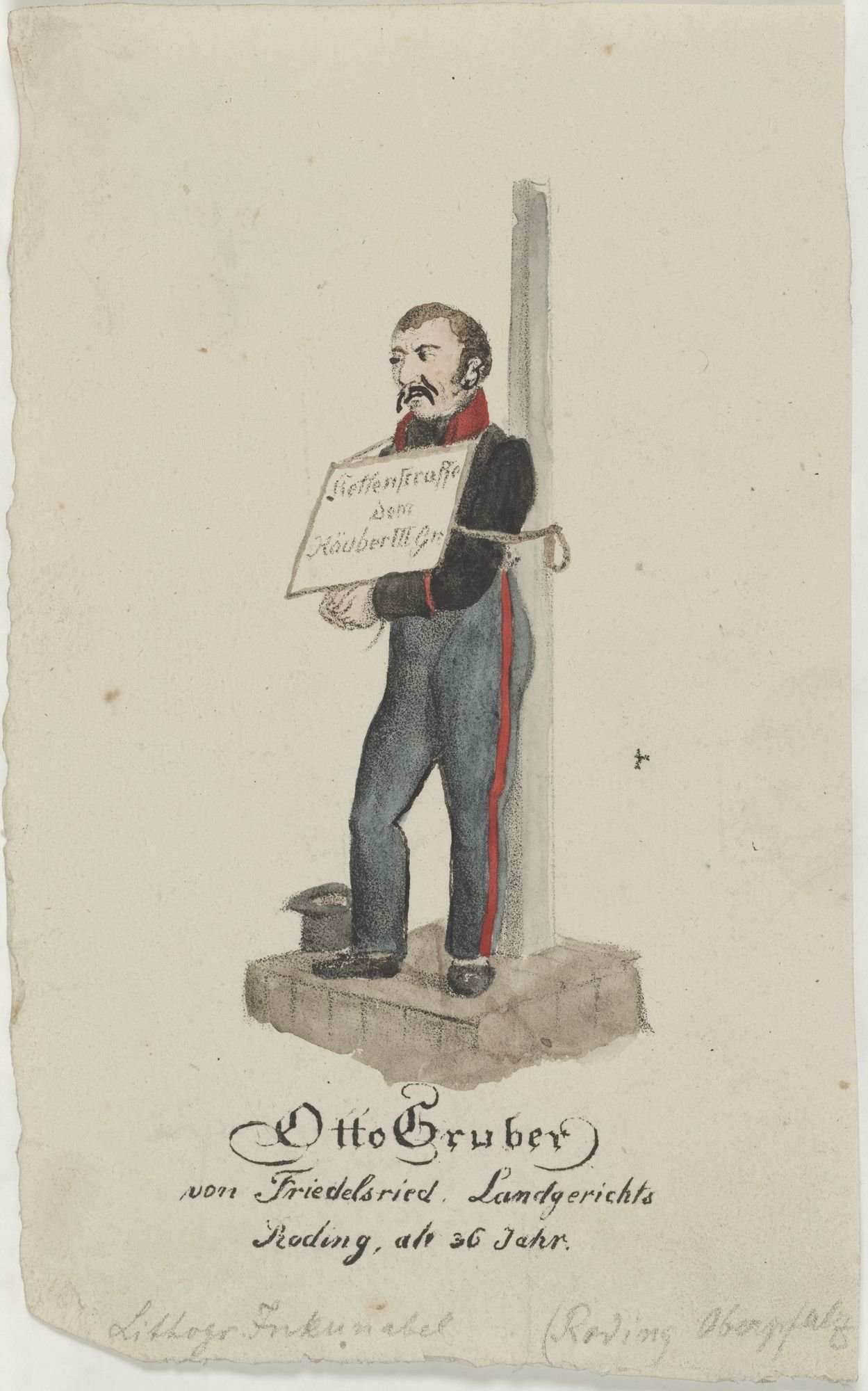 Otto Gruber/ von Friedelsried Landgerichts/ Roding, als 36 Jahr. (Kulturstiftung Sachsen-Anhalt Public Domain Mark)