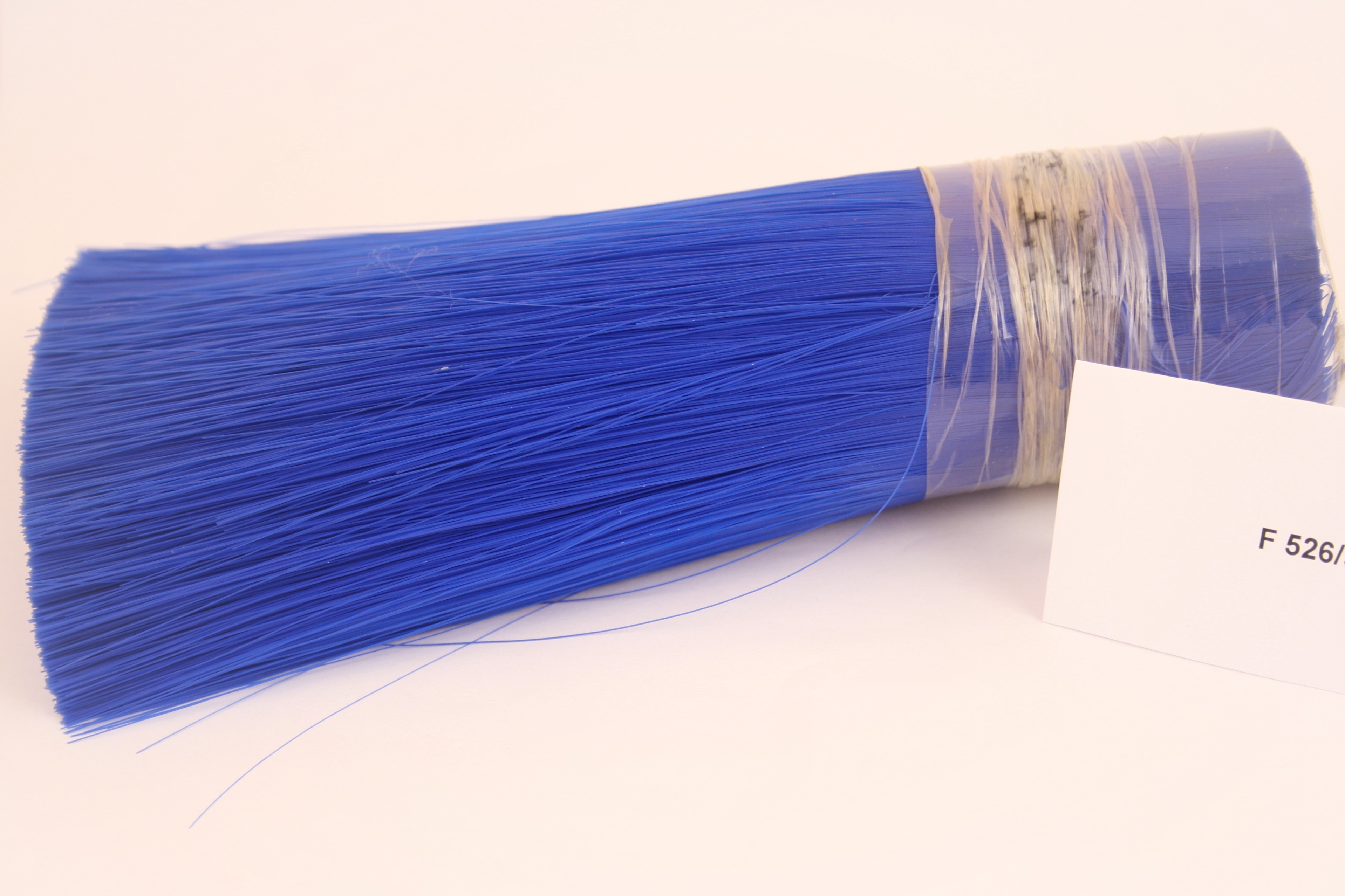 PVC- Borstenbündel, blau (Industrie- und Filmmuseum Wolfen CC BY-NC-SA)