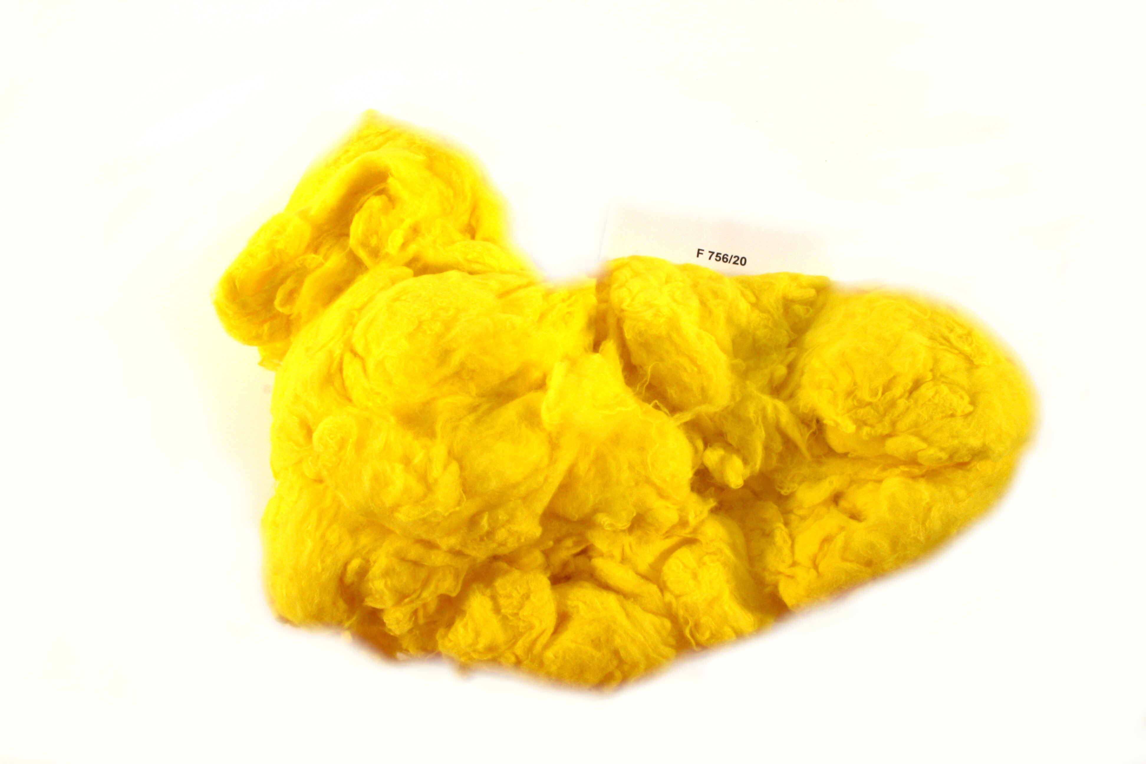 Zellwolle gelb (Industrie- und Filmmuseum Wolfen CC BY-NC-SA)