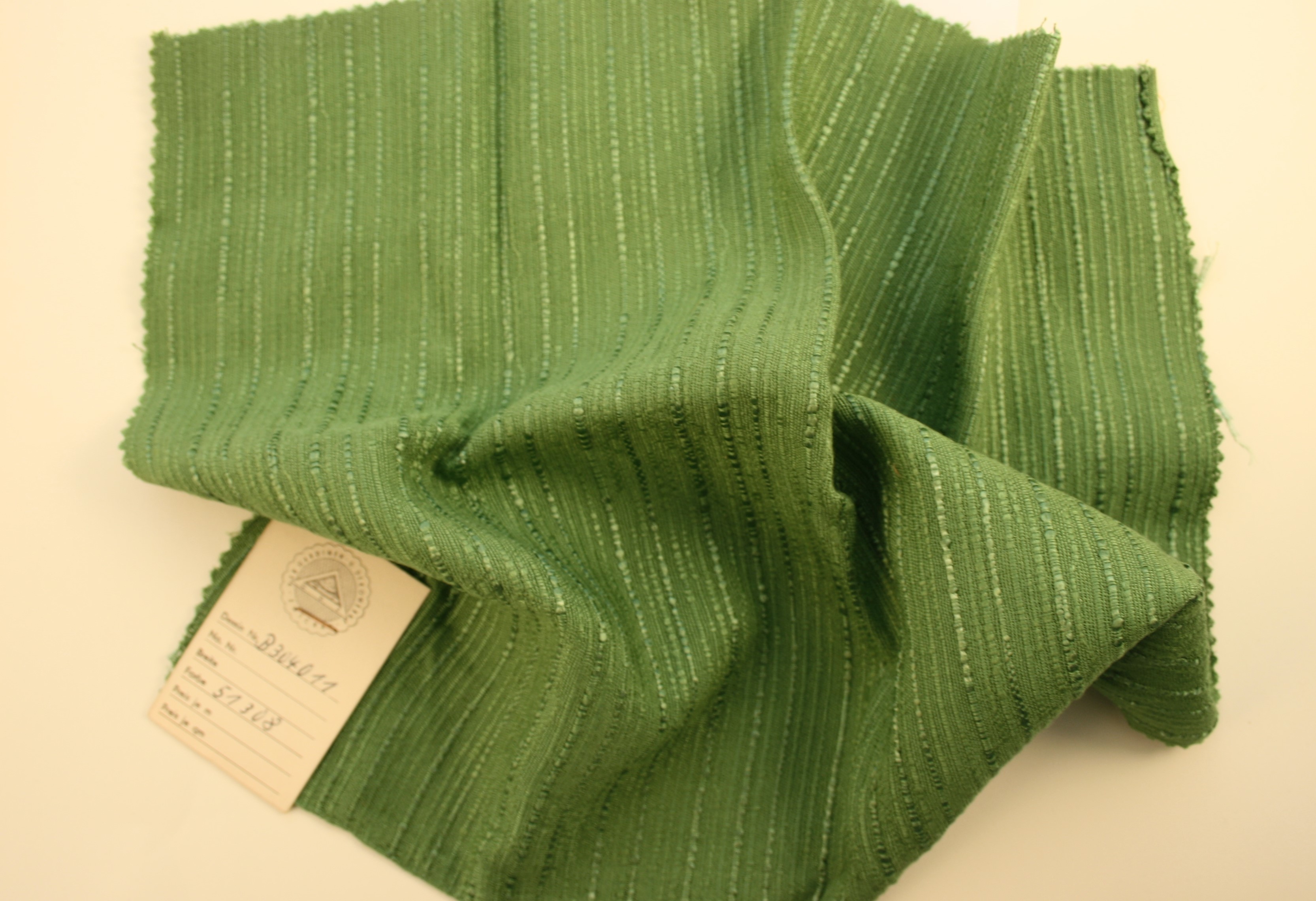 Textilmuster grün (Industrie- und Filmmuseum Wolfen CC BY-NC-SA)