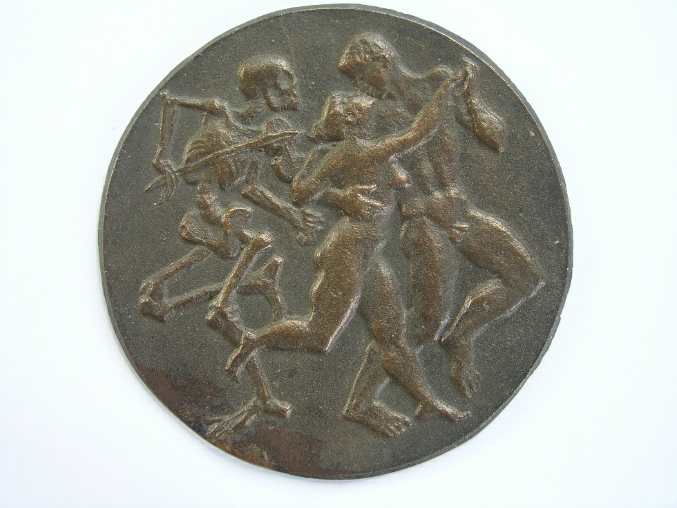 Medaille Burgfest von Christoph Weihe, Vorderseite (Kulturstiftung Sachsen-Anhalt CC BY-NC-SA)