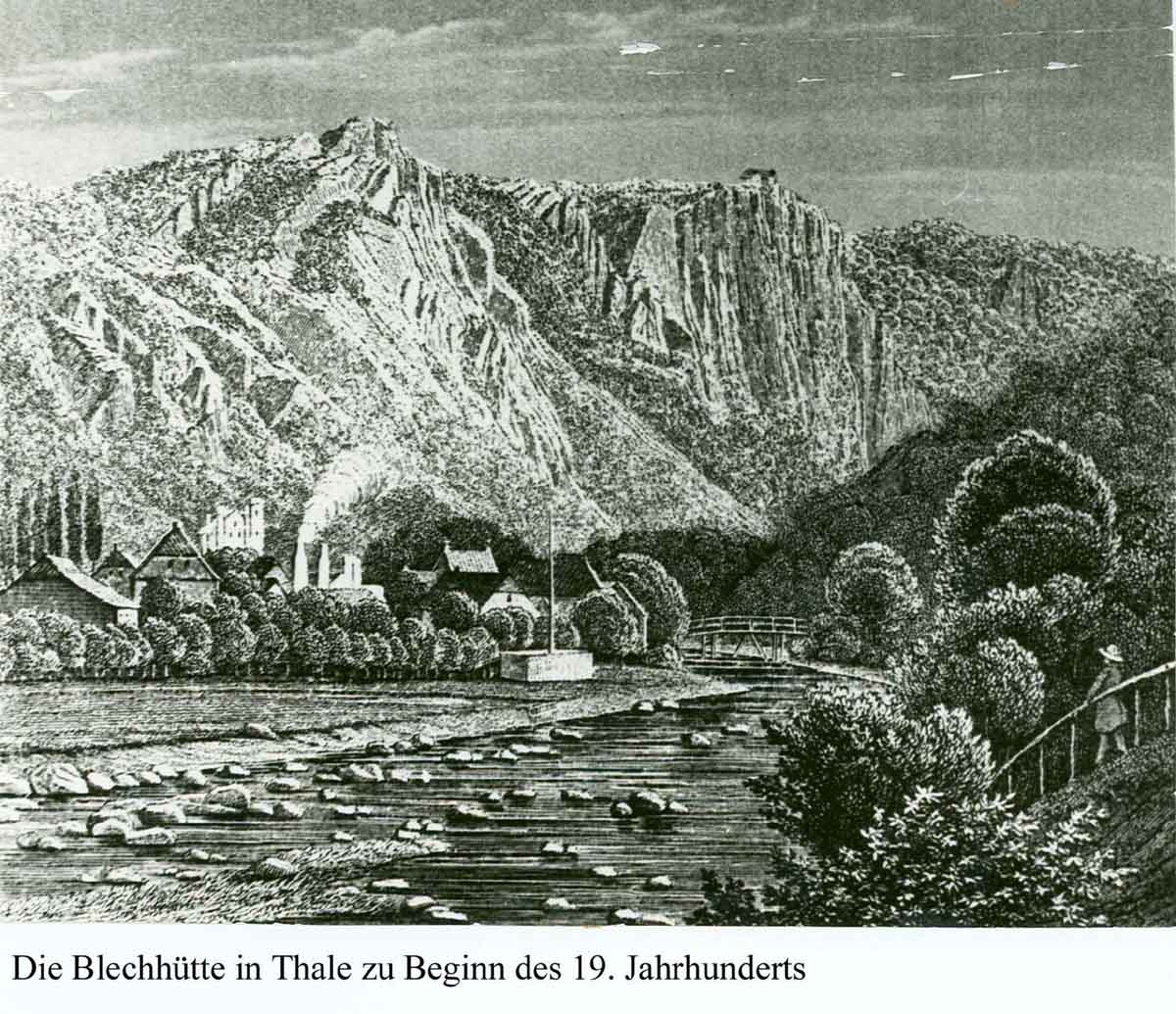 Die Blechhütte 1830 (Hüttenmuseum Thale CC BY-NC-SA)
