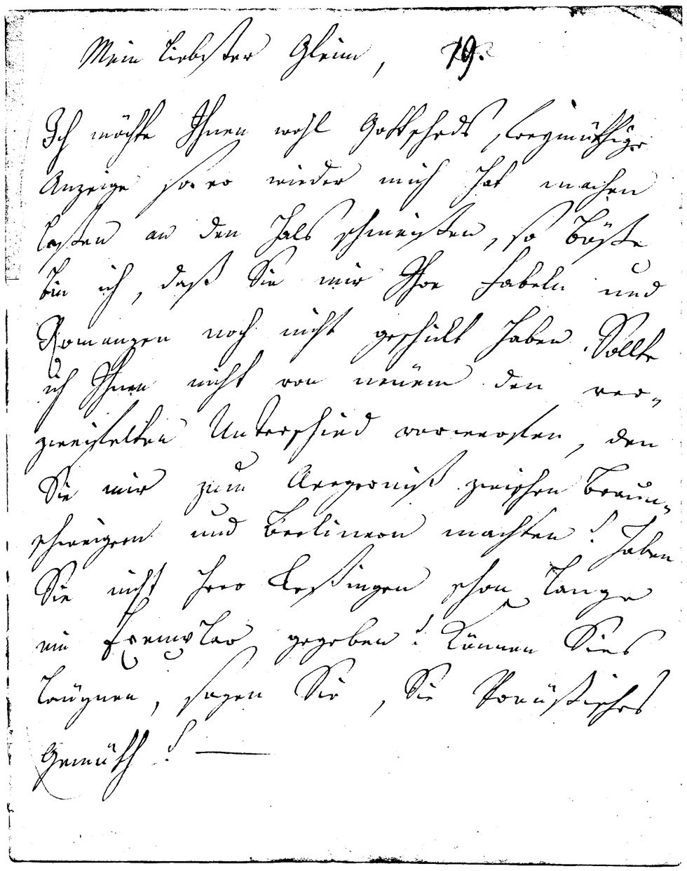 Brief J. F. W. Zachariaes an J.W.L. Gleim vom 8. Juni 1756 (Gleimhaus Halberstadt CC BY-NC-SA)
