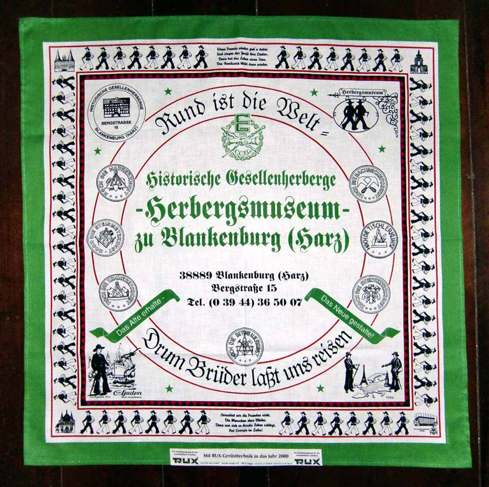 Charlottenburger der Historischen Gesellenherberge zu Blankenburg/Harz (Herbergsmuseum / Historische Gesellenherberge Blankenburg CC BY-NC-SA)
