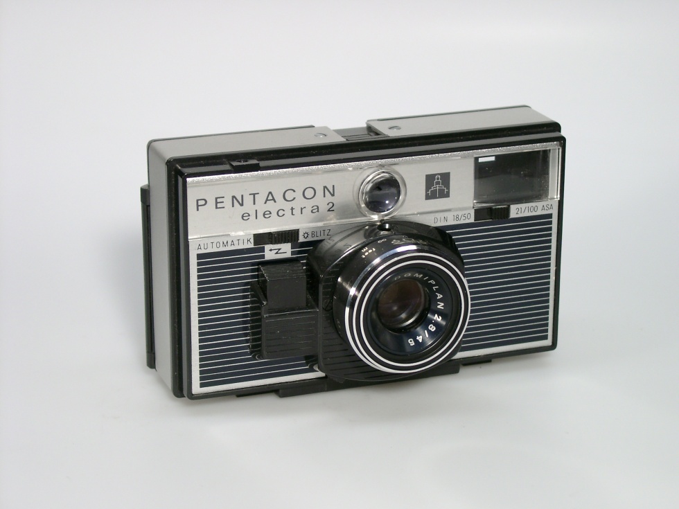 Kleinbildkamera &quot;Pentacon electra 2&quot; (Industrie- und Filmmuseum Wolfen CC BY-NC-SA)