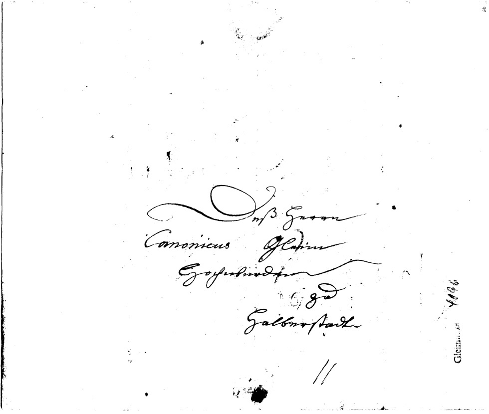 Brief J. F. A. Tischbeins an J.W.L. Gleim vom 22. Januar 1796 (Gleimhaus Halberstadt CC BY-NC-SA)