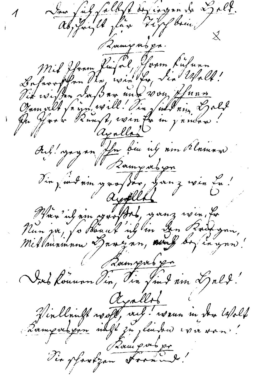 Brief J.W.L. Gleims an J. F. A. Tischbein (Gleimhaus Halberstadt CC BY-NC-SA)