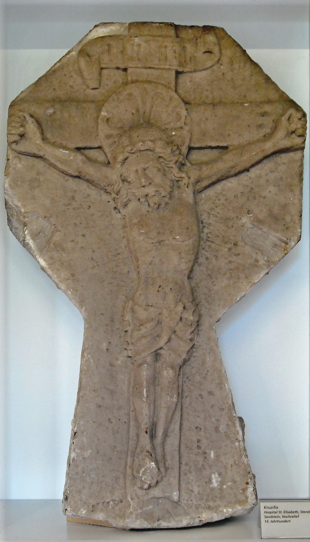 Kreuzstein mit Kruzifix (Altmärkisches Museum Stendal CC BY-NC-SA)