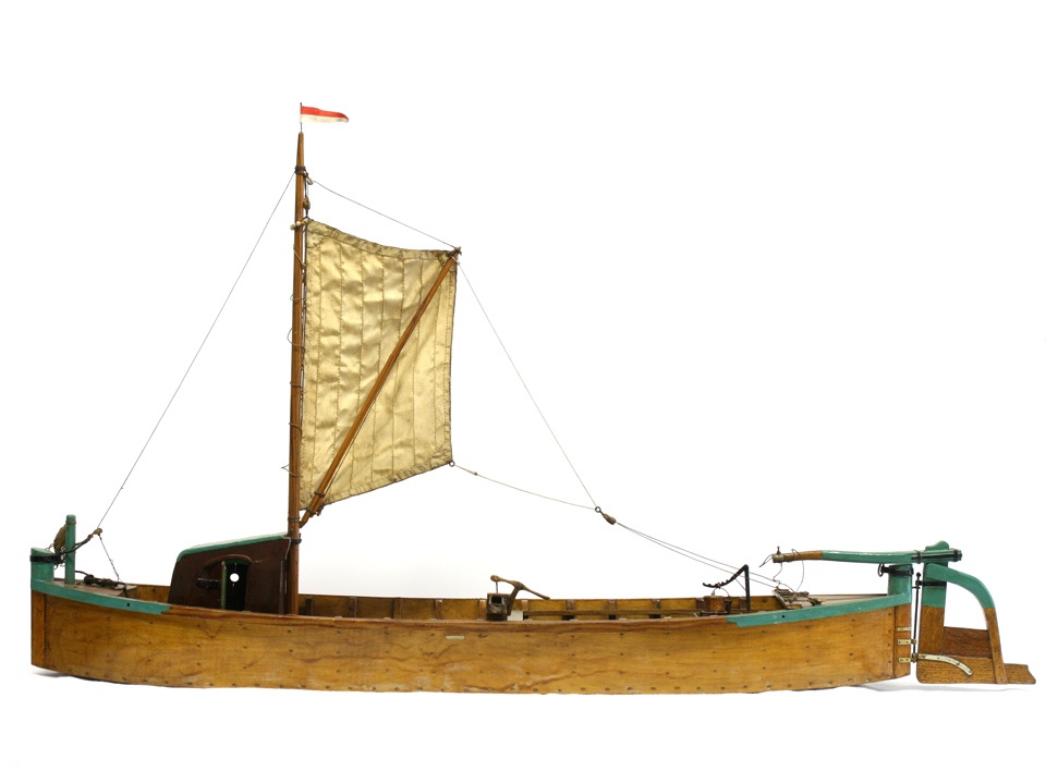 Schiffsmodell: Stecknitzkahn (Salzlandmuseum Schönebeck CC BY-NC-SA)