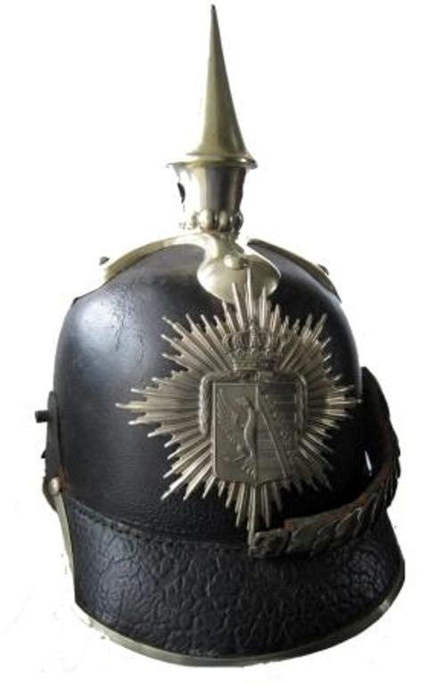 Helm für Mannschaften der Infantrie, Anhalt-Bernburg (Museum Schloss Bernburg CC BY-NC-SA)