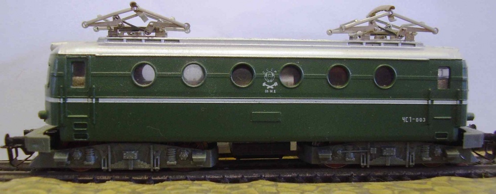 Modelleisenbahn Elektro - Lokomotive UC 1 UdSSR (Fahrzeugmuseum Staßfurt CC BY-NC-SA)