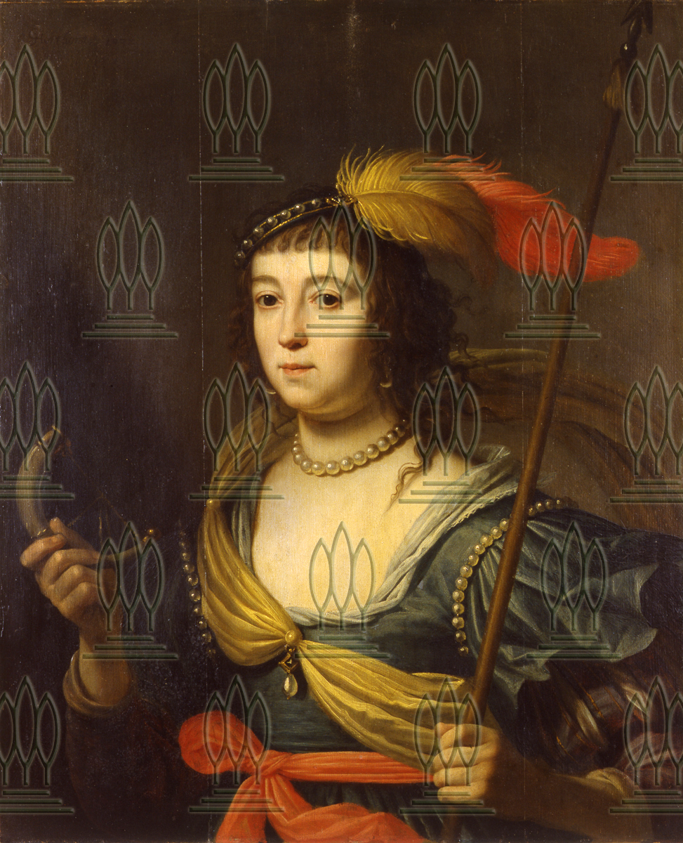 Brustbild der Amalie von Solms als Diana (Kulturstiftung Dessau-Wörlitz CC BY-NC-SA)