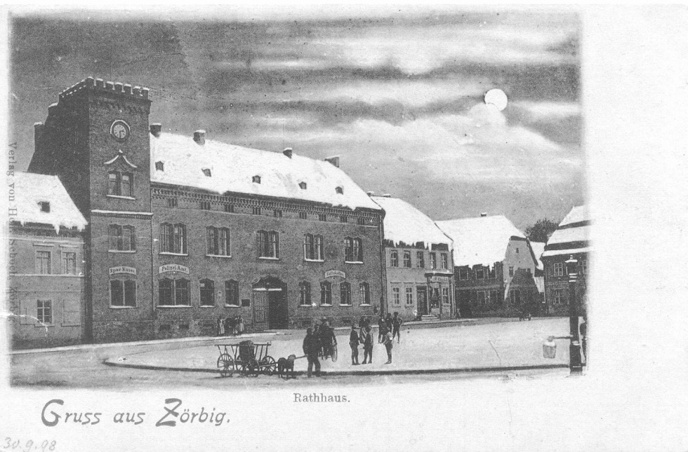Ansichtskarte Zörbig (Kreismuseum Bitterfeld CC BY-NC-SA)