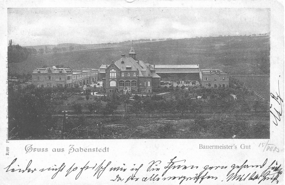 Ansichtskarte Zabenstedt (Kreismuseum Bitterfeld CC BY-NC-SA)