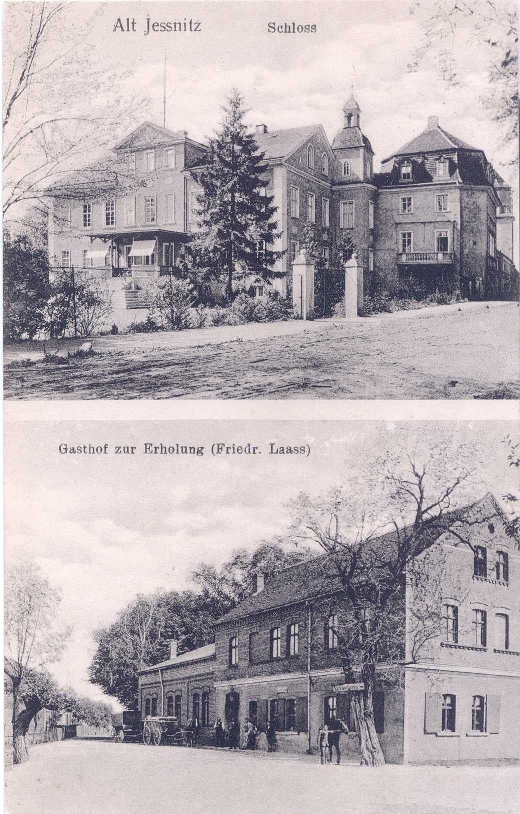 Ansichtskarte Altjeßnitz (Kreismuseum Bitterfeld CC BY-NC-SA)