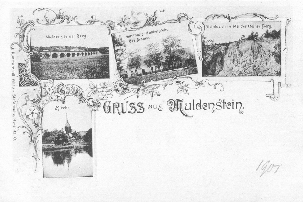 Ansichtskarte Muldenstein (Kreismuseum Bitterfeld CC BY-NC-SA)