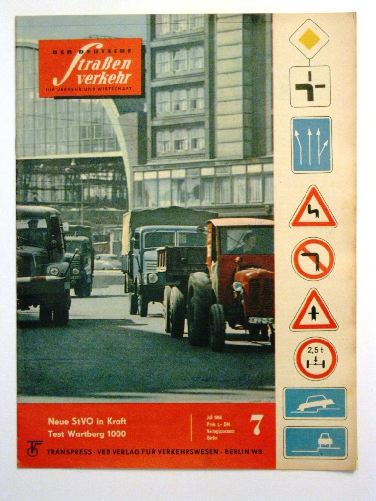 Der Deutsche Straßenverkehr Heft 7 des Jahres 1964 (Fahrzeugmuseum Staßfurt CC BY-NC-SA)