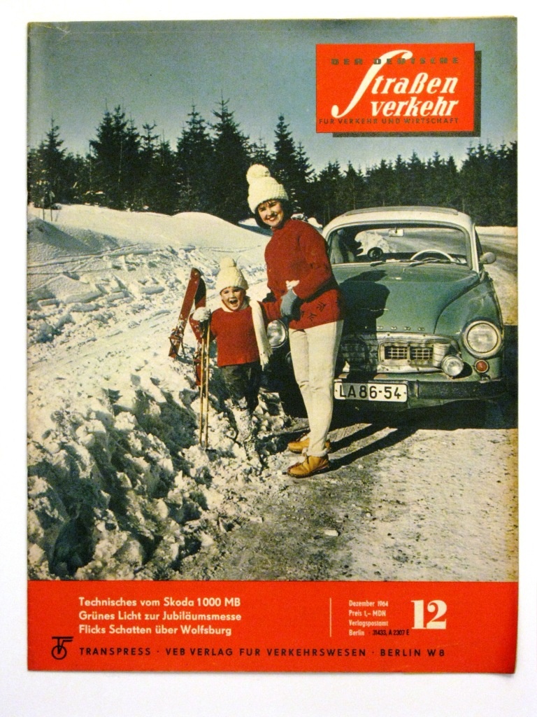 Der Deutsche Straßenverkehr Heft 12 des Jahres 1964 (Fahrzeugmuseum Staßfurt CC BY-NC-SA)
