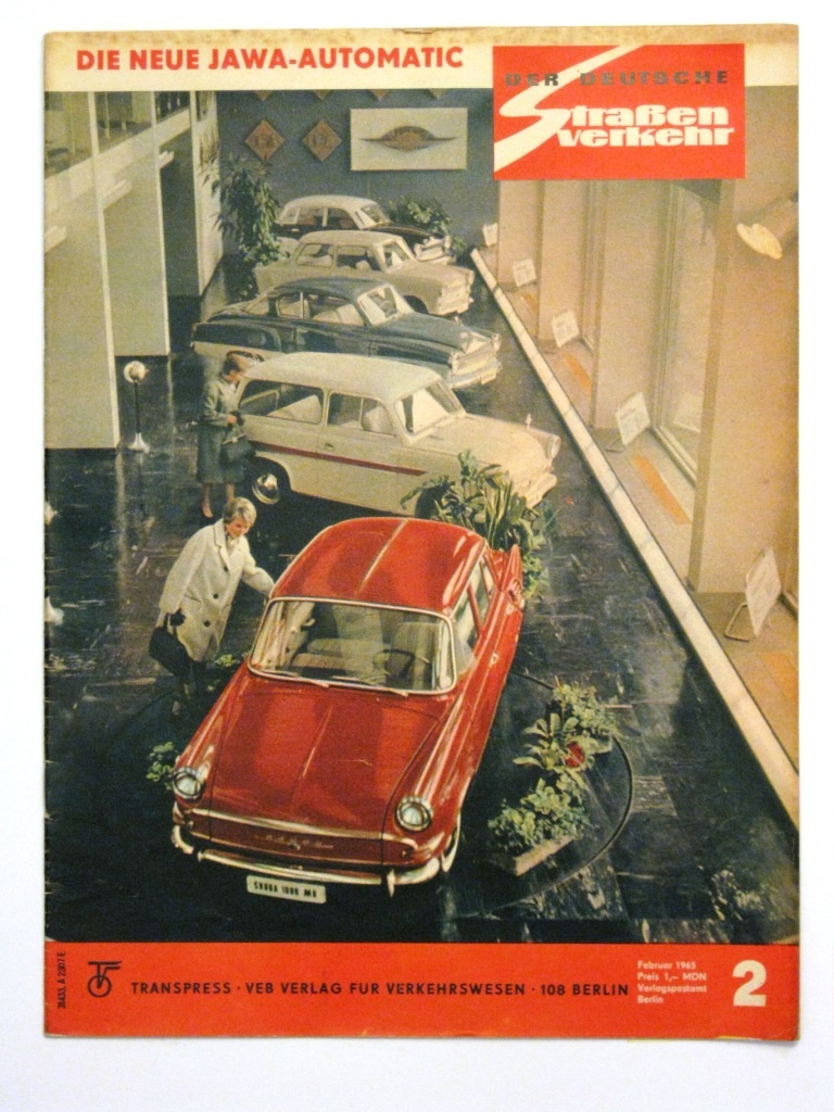 Der Deutsche Straßenverkehr Heft 1 des Jahres 1965 (Fahrzeugmuseum Staßfurt CC BY-NC-SA)