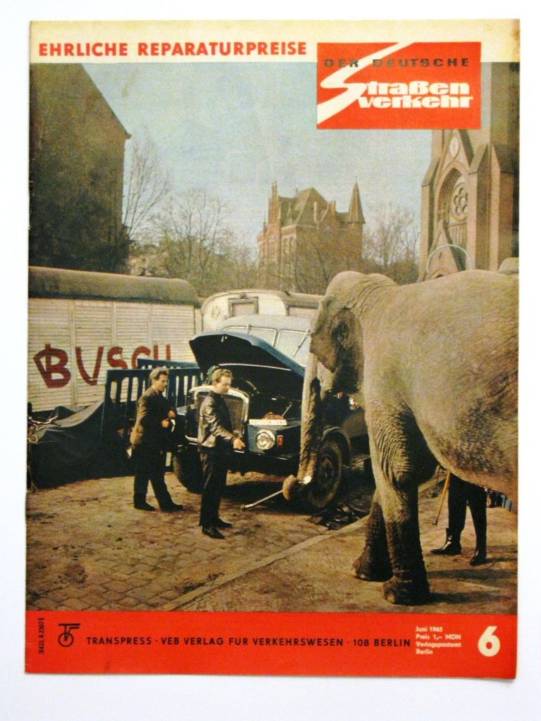 Der Deutsche Straßenverkehr Heft 6 des Jahres 1965 (Fahrzeugmuseum Staßfurt CC BY-NC-SA)