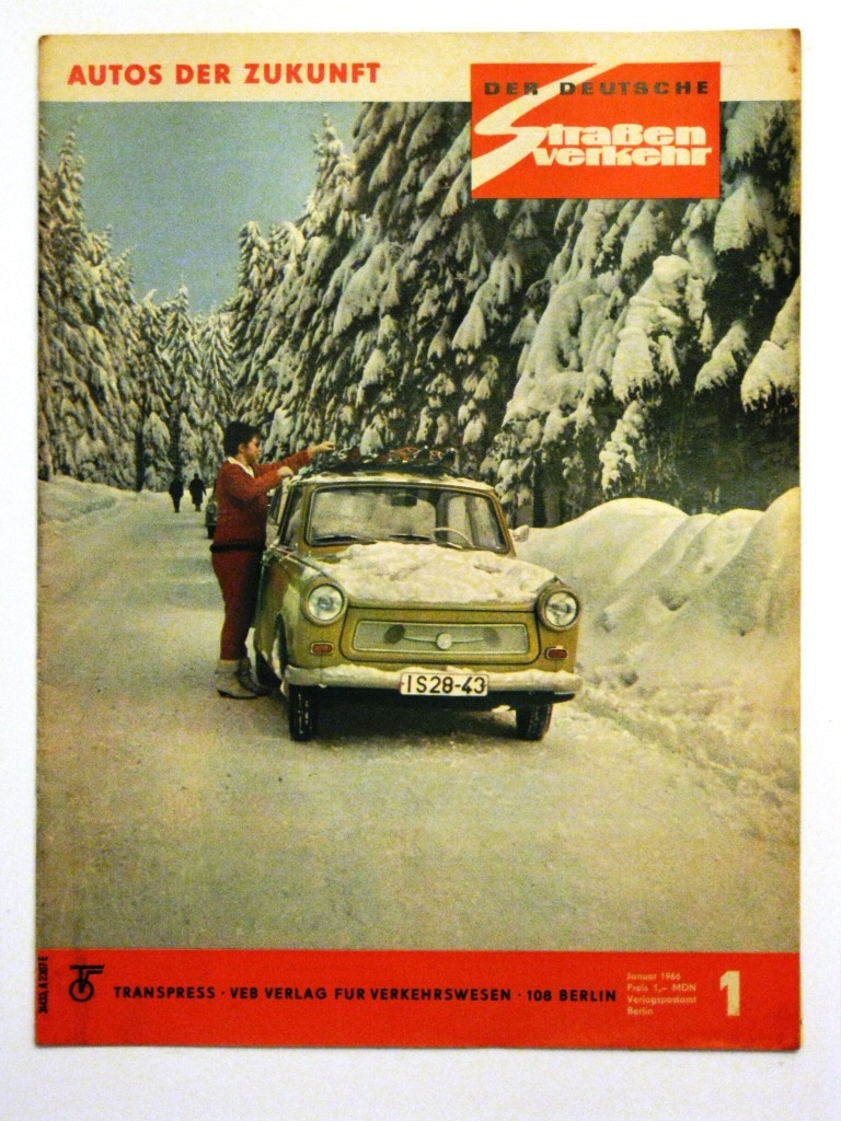 Der Deutsche Straßenverkehr Heft 1 des Jahres 1966 (Fahrzeugmuseum Staßfurt CC BY-NC-SA)