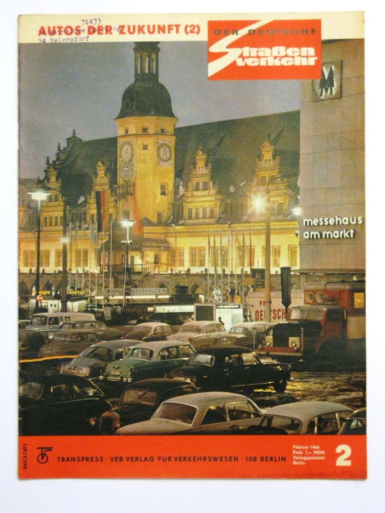 Der Deutsche Straßenverkehr Heft 2 des Jahres 1966 (Fahrzeugmuseum Staßfurt CC BY-NC-SA)