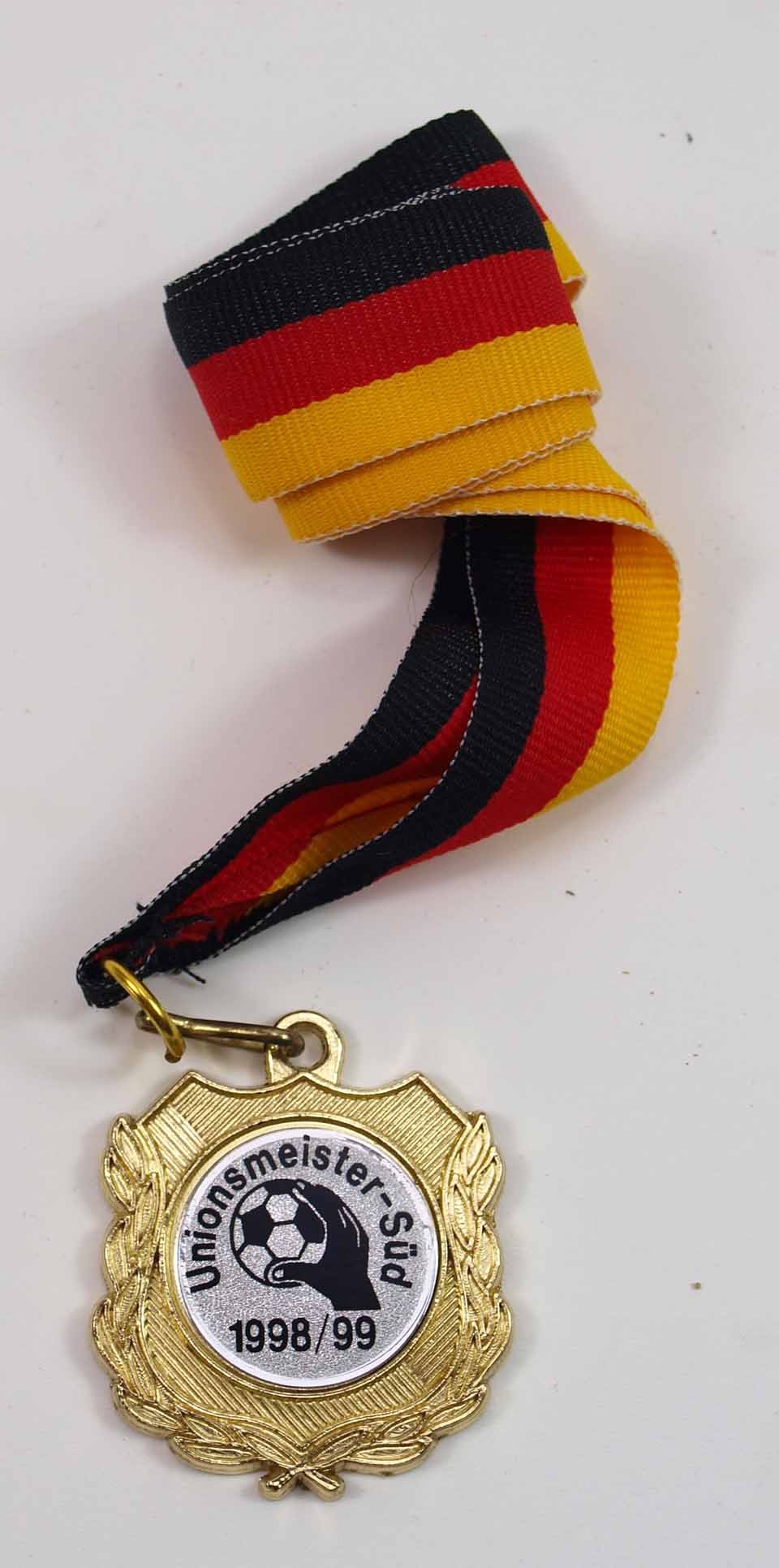 Goldmedaille Unionsmeisterschaften Süd 1998/99 (Museum Weißenfels - Schloss Neu-Augustusburg CC BY-NC-SA)