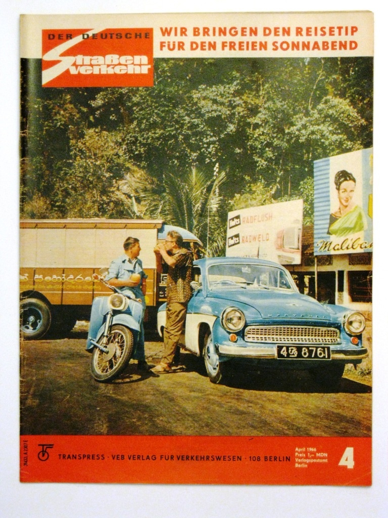 Der Deutsche Straßenverkehr Heft 4 des Jahres 1966 (Fahrzeugmuseum Staßfurt CC BY-NC-SA)