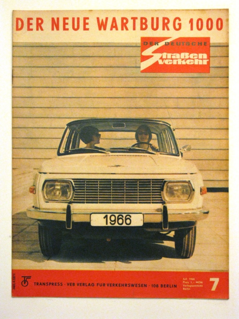 Der Deutsche Straßenverkehr Heft 7 des Jahres 1966 (Fahrzeugmuseum Staßfurt CC BY-NC-SA)