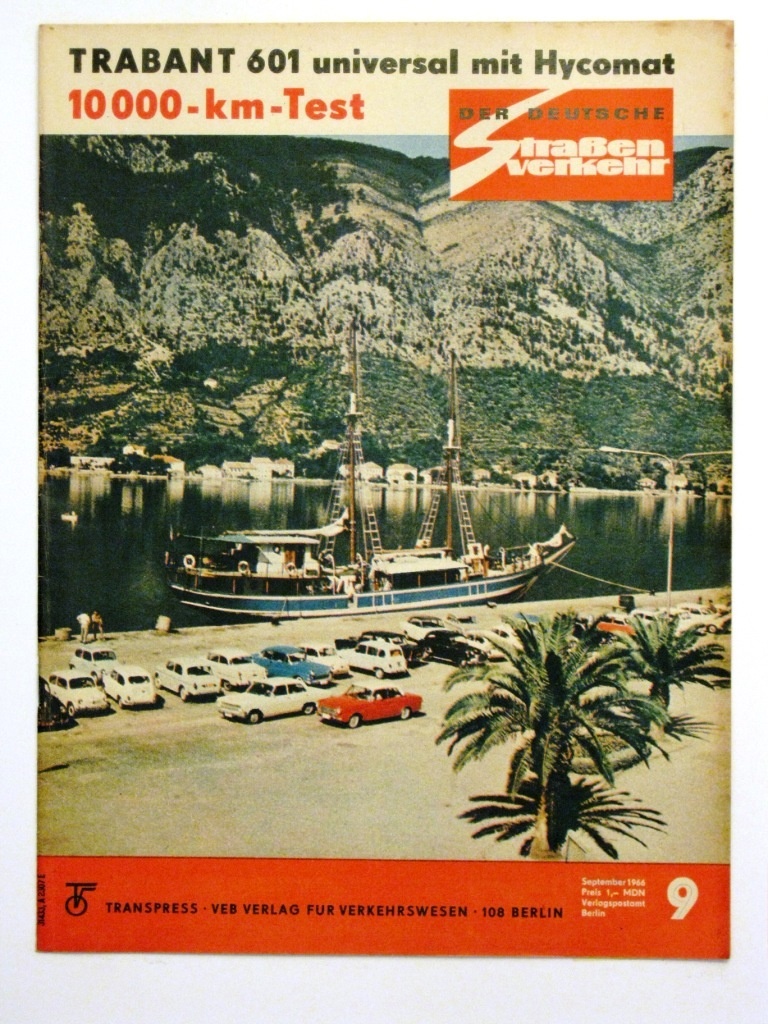 Der Deutsche Straßenverkehr Heft 9 des Jahres 1966 (Fahrzeugmuseum Staßfurt CC BY-NC-SA)