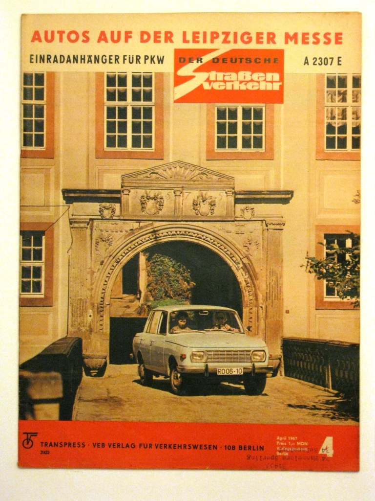 Der Deutsche Straßenverkehr Heft 4 des Jahres 1967 (Fahrzeugmuseum Staßfurt CC BY-NC-SA)