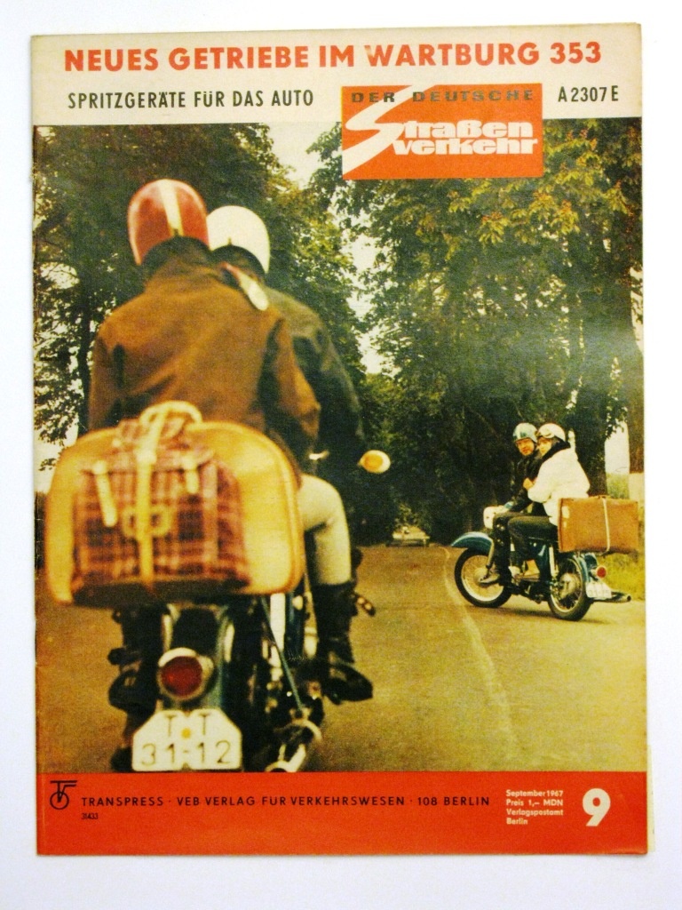 Der Deutsche Straßenverkehr Heft 9 des Jahres 1967 (Fahrzeugmuseum Staßfurt CC BY-NC-SA)