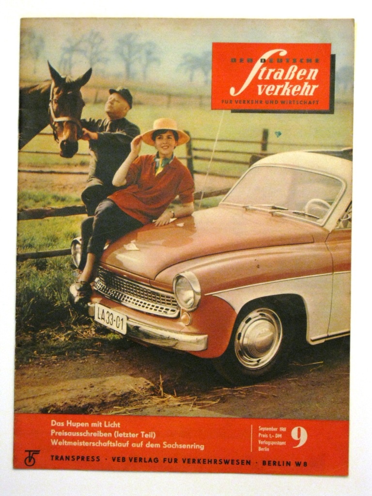 Der Deutsche Straßenverkehr Heft 9 des Jahres 1961 (Fahrzeugmuseum Staßfurt CC BY-NC-SA)