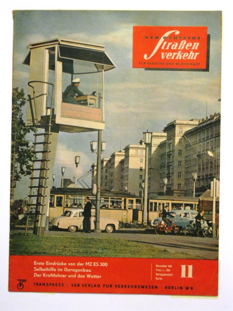 Der Deutsche Straßenverkehr Heft 11 des Jahres 1961 (Fahrzeugmuseum Staßfurt CC BY-NC-SA)