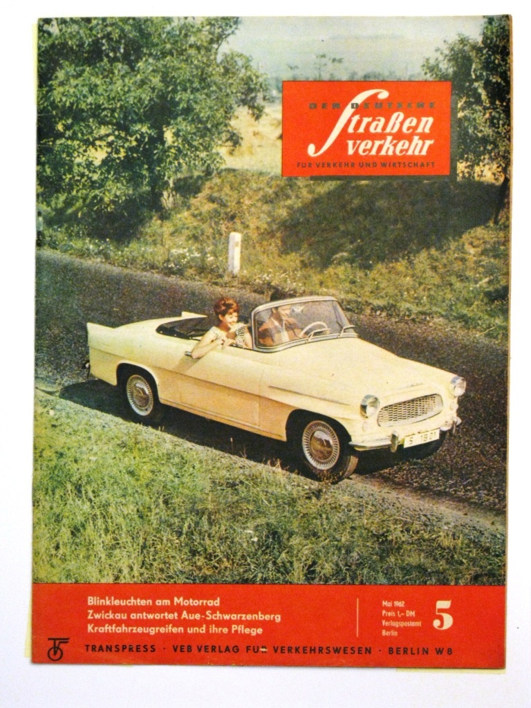 Der Deutsche Straßenverkehr Heft 5 des Jahres 1962 (Fahrzeugmuseum Staßfurt CC BY-NC-SA)