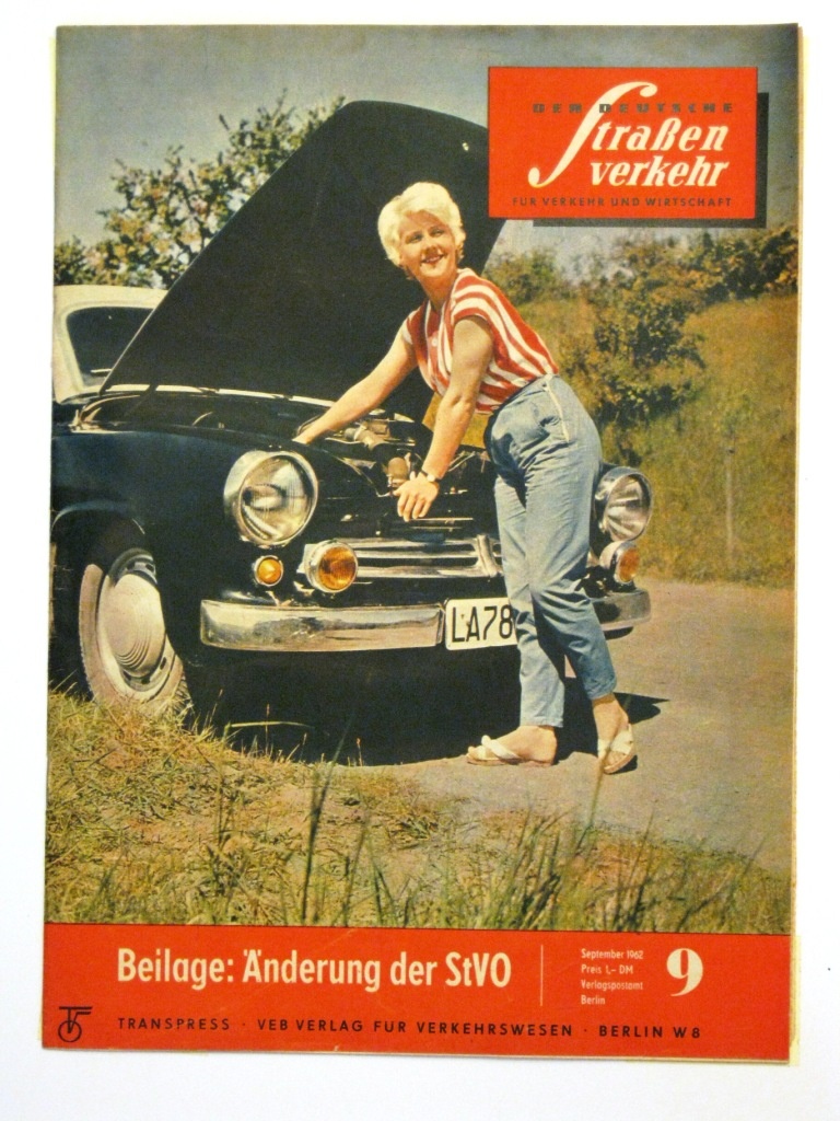 Der Deutsche Straßenverkehr Heft 9 des Jahres 1962 (Fahrzeugmuseum Staßfurt CC BY-NC-SA)