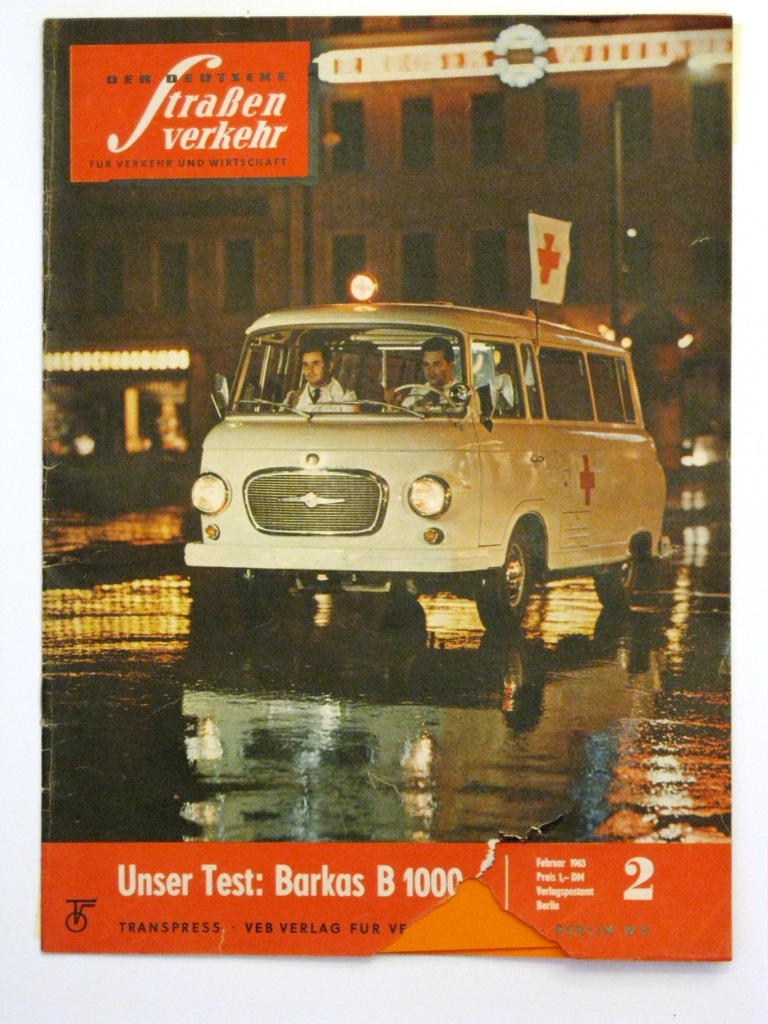 Der Deutsche Straßenverkehr Heft 2 des Jahres 1963 (Fahrzeugmuseum Staßfurt CC BY-NC-SA)