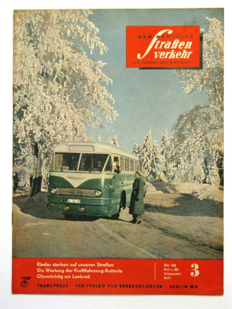 Der Deutsche Straßenverkehr Heft 3 des Jahres 1963 (Fahrzeugmuseum Staßfurt CC BY-NC-SA)