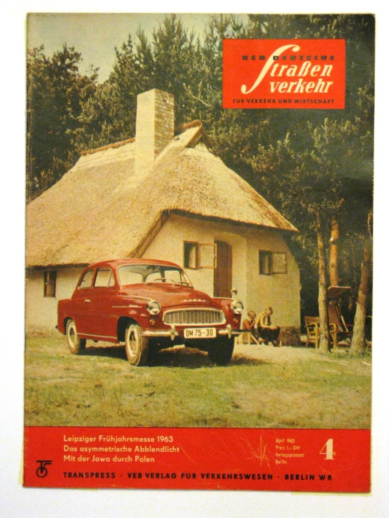 Der Deutsche Straßenverkehr Heft 4 des Jahres 1963 (Fahrzeugmuseum Staßfurt CC BY-NC-SA)