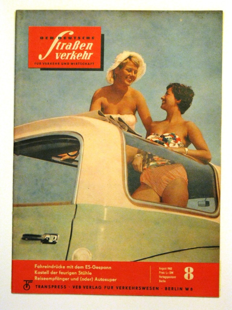 Der Deutsche Straßenverkehr Heft 8 des Jahres 1963 (Fahrzeugmuseum Staßfurt CC BY-NC-SA)