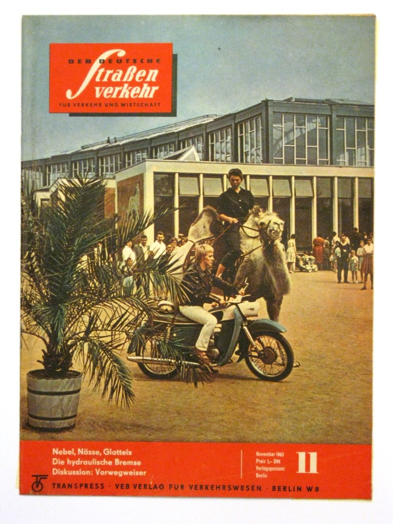 Der Deutsche Straßenverkehr Heft 11 des Jahres 1963 (Fahrzeugmuseum Staßfurt CC BY-NC-SA)